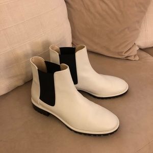 Stuart Weitzman Boots - White, 7 (Fits like 7 1/2 Med.)